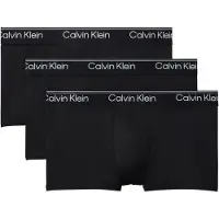 Calvin Klein Low Rise Trunk 3Pk - Black - S