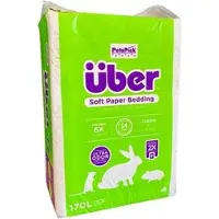 Über - Paperipyykki 170 L Valkoinen - Pieneläimet - Kuivikkeet ja pesätarvikkeet - Häkkilastut