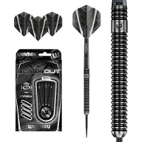 Winmau Blackout steel tip darts 24gr