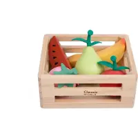 Classic World Wooden Crate with Fruit