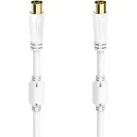 Ginza.se Antennijohto, Coax uros - Coax naaras, kullattu, 3,0 m, 100 dB