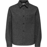 Only & Sons Onsmicah Twill Overshirt Frml - Grey - S
