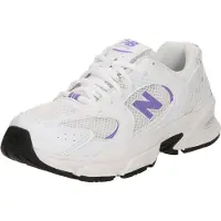 New Balance unisex for kids. GR530V1 White 530 Sneakers (35.5), Flat, Laces, Casual, Mesh, children's fashion