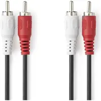 Nedis CAGL24200BK100 Stereoäänikaapeli