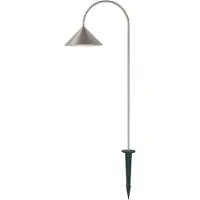 Frandsen LED-maapiikkivalo, ruostumaton teräs, 82 cm, IP44 Grasp, himmennettävä, Alumiini/harmaa/sinkki, Ruostumaton teräs, Design