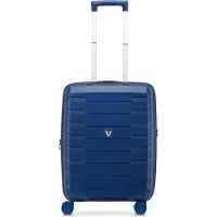 Roncato Skyline 2.0 4-pyöräinen Käsimatkatavara 55 cm Laajennettava Sininen