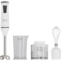 Black & Decker Sauvasekoitin Hand Blender 750W White Accessories - 750 W