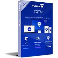F-SECURE Total -tilauslisenssi, 1 vuosi, 10 laitetta, e-key