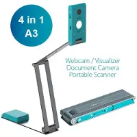 I.R.I.S Skanneri - - Visualisoija 7 - Dysleksikko - 4K UltraHD - USB plug-and-play