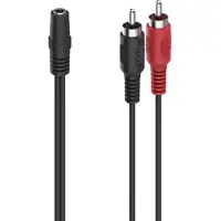 Hama 2x RCA - 3.5 mm sovitin