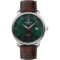 Zeppelin Miesten kello 81604 Bodensee Vihreä/Nahka Ø41 mm