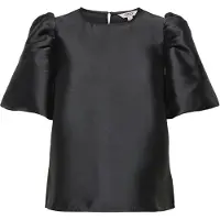 ONLY Onlmanny 2/4 Heavy Satin Top Wvn Cs - Black - S