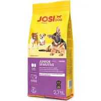 Josera JosiDog Junior Sensitive kuivaruoka herkille nuorille koirille, 2,7 kg