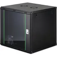 Digitus 12U WALL MOUNTING CABINET 611X600X600 MM, COLOR BLACK (RAL 9005) (DN-19 12U-6/6-EC-SW)
