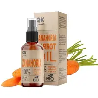 Raw Organic QKnatur Carrot Oil Moisturizer and Natural Sun Tanner 100ml