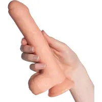 Willie City Classic Uncut Aidonkaltainen Dildo 22 cm - Nude