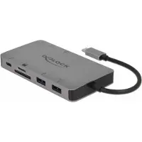 DeLOCK – USB Type-C Docking Station 4K - HDMI / VGA / USB 3.1 / SD / LAN / PD 3.0 (87735)