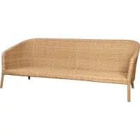 Cane-Line , Ocean 3 istuttava sohva natural, flat Weave