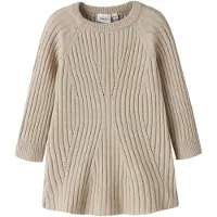 Name it Nmfrikine Ls Knit Dress Pb - Beige - 98