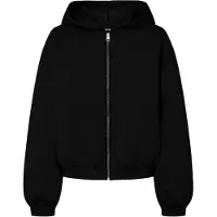 Pieces Pcbucuba Ls Zipper Scuba Hoodie Act Jrs - Black - XS