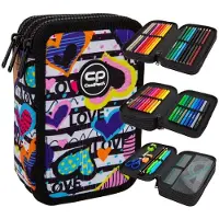CoolPack Mukana kynälaukku, CoolPack, kolmiosainen, värillinen