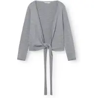 Rethinkit Studios Wool Wrap Cardigan Keep Me - Grey - M