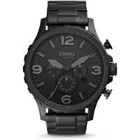 Fossil Analoginen kello 'Nate' musta