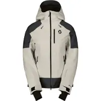 SCOTT Women's Ultimate GORE-TEX Jacket Dust White/black Laskettelutakit vuorettomat S