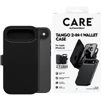CARE by PanzerGlass CARE by  Tango 2-in-1 Wallet Case w. MagSafe iPhone Air, Suojus, Apple, Apple - iPhone Air, Musta (CR78108)