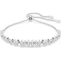 Swarovski Rannekoru 'Imber' hopea / läpinäkyvä