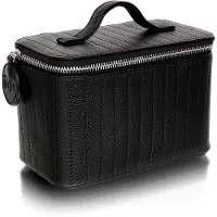 Rebecca Stella Carry-On Makeup Bag Jet Black