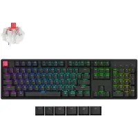 Keychron K10 mekaaninen langaton näppäimistö Rgb, Qmk, Super Red
