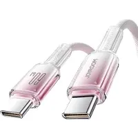 JOYROOM S-A42 Crystal-Clear Series 60W USB-C - USB-C cable 1.2m - white