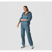 ICANIWILL Everyday Zip Hoodie Steel Blue