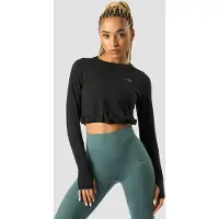 ICANIWILL Define Cropped Adjustable Long Sleeve Black