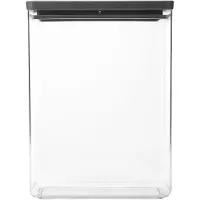Brabantia Tasty+ pinottava säilytysastia 5,4 litraa, tummanharmaa