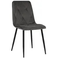 Black Red White Ruokapöydän tuoli Silvio, harmaa