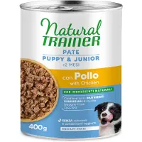 NATURAL TRAINER 6x400g Medium & Maxi Puppy & Junior Pate koiranruoka
