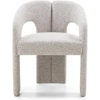 Hobby Hall Verhoiltu tuoli, JOEL, 62x56x77 cm, Harmaa Beige