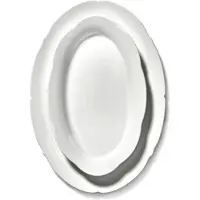 Serax Silhouette Oval Plate L -tarjoilulautanen