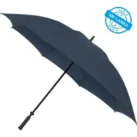 Falcone Storm Umbrella XXL - Hand opening - Windproof - 140 cm - Navy Blue