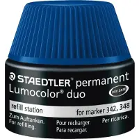 Staedtler Refill station Lumocolor duo 4 pcs blue