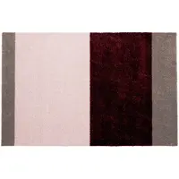Tica Copenhagen - Stripes Horizontally Matto 90x60 cm Bordeaux/Rose/Sand