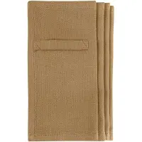 THE ORGANIC COMPANY - Puuvillaservetti 20x20 cm 4 kpl Khaki