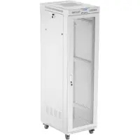 Lanberg Free-standing installation rack cabinet 19 inches 42U 600x800 perforated doors LCD gray (Flat pack)