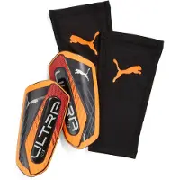 Puma Säärisuojat Ultra Flex Sleeve Hot Pursuit - Lämpöpalo/Hehkuva punainen/Musta, koko Large