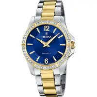 Festina Naisten kello F20594-2 Mademoiselle Sininen/Kullansävytetty
