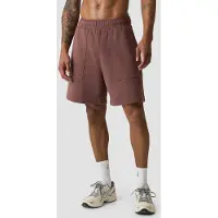ICANIWILL Grit Stonewashed Sweatshorts Auburn Brown