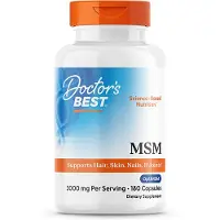 Doctors Best OptiMSM, 1000 mg - 180 kapselia