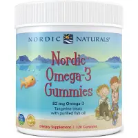 Nordic Naturals Pohjoismainen Omega-3 -purukumit, 82 mg mandariinimaku - 120 purukumia
